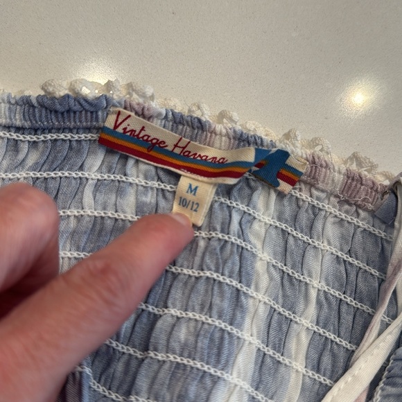 Vintage Havana Girls Tie Dye Smocked Tube and Skirt Set Size M - Picture 4 of 7